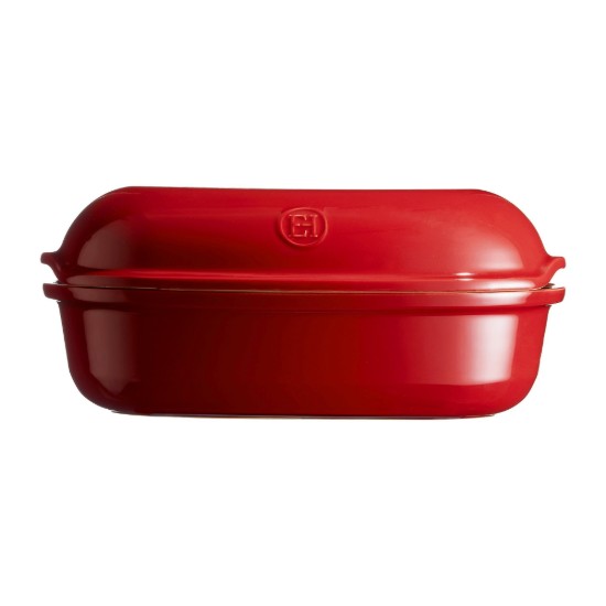 Ambachtelijk brood ovenschaal, keramiek, 34 x 22 x 15 cm, Burgundy - Emile Henry