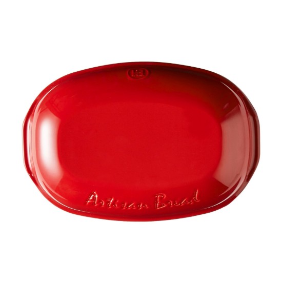 Ambachtelijk brood ovenschaal, keramiek, 34 x 22 x 15 cm, Burgundy - Emile Henry