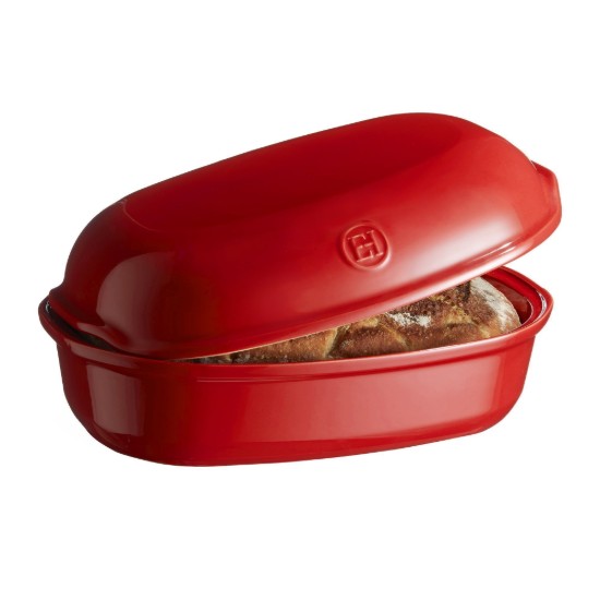 Ambachtelijk brood ovenschaal, keramiek, 34 x 22 x 15 cm, Burgundy - Emile Henry