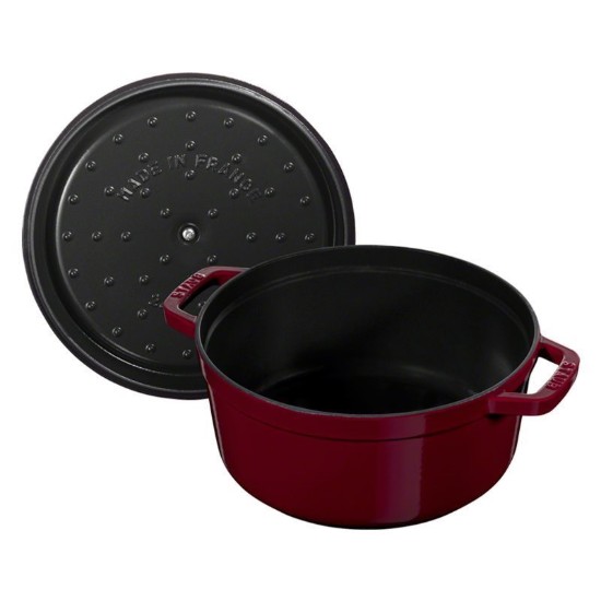 Cocotte keedupott, malm, 28cm/6.75L, Bordeaux - Staub