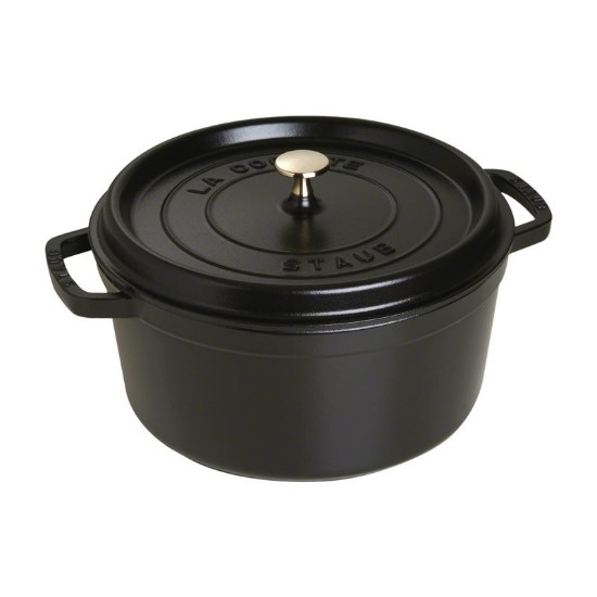 Pentola Cocotte, ghisa, 28 cm/6.7L, Black - Staub