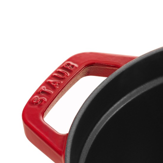 Ovale Cocotte kookpot, gietijzer, 37cm/8L, Cherry - Staub