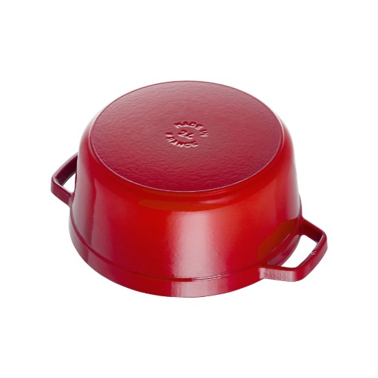 Cocotte cooking pot, cast iron, 22 cm/2.6L, Cherry  - Staub