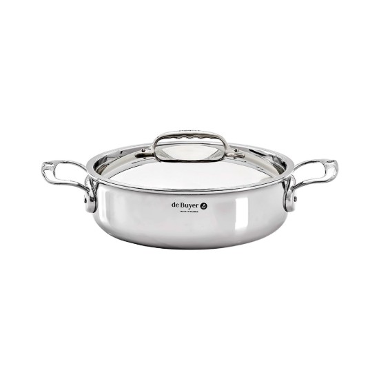Sauteuse mit 2 Griffen, 24 cm / 3 l, Edelstahl, 'Affinity' - de Buyer