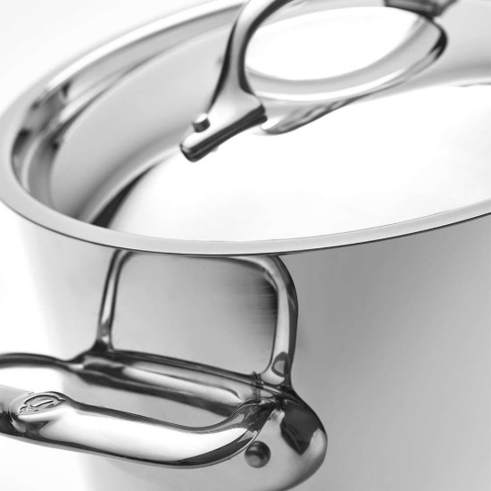 "Affinity" saucepan with  lid, 24 cm / 5.4 l, stainless steel - "de Buyer" brand