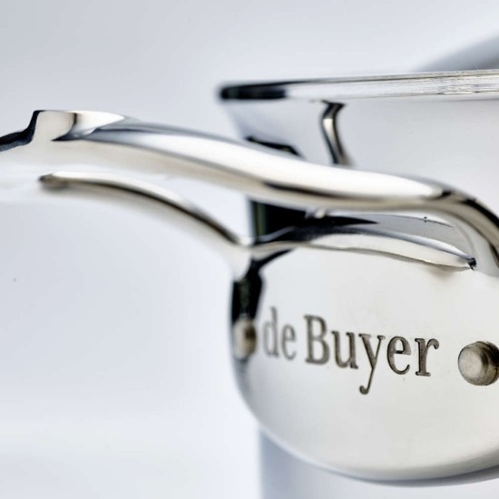 "Affinity" saucepan with  lid, 24 cm / 5.4 l, stainless steel - "de Buyer" brand