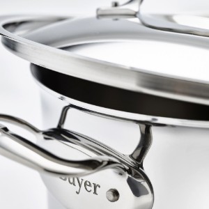 Sauteerpan "Affinity" met 2 handvatten, roestvrij staal, 28 cm / 4,9 l - merk "de Buyer"