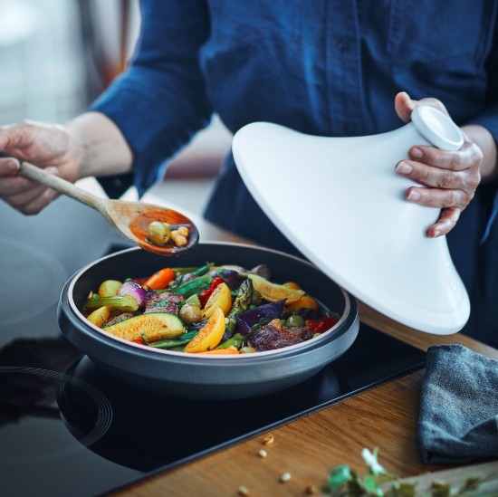 Tajine "Delight", 27,5 cm/2 l, White&Slate - Emile Henry