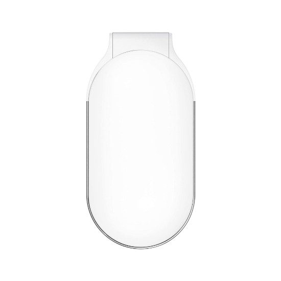 Pattumiera a pedale, 45 L, Slim, White Steel - simplehuman