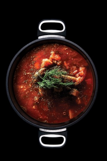 Saucepan, aluminum, 28 cm / 6.2 L induction - AMT Gastroguss