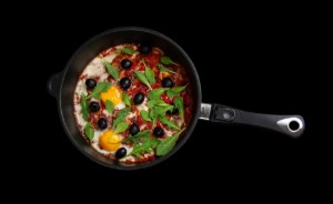 Deep frying pan, aluminum, 28 cm - AMT Gastroguss