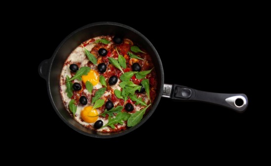 Deep frying pan, aluminum, 28 cm - AMT Gastroguss