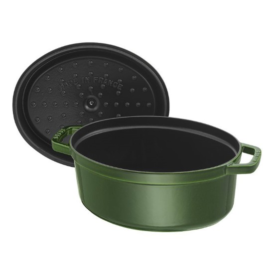 Cocotte ovale, ghisa, 29 cm/4.2L, Basil - Staub
