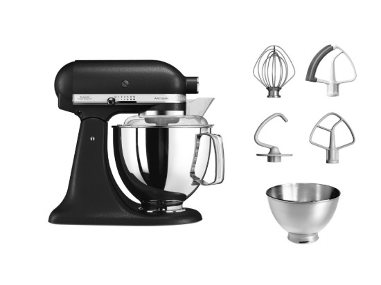 "Artisan" Mixer, 4.8L, Model 175, "Cast Iron Black" kleur - merk KitchenAid
