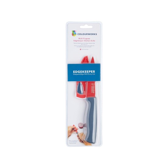Coltello da 9,5 cm per pelare frutta e verdura, rosso - di Kitchen Craft