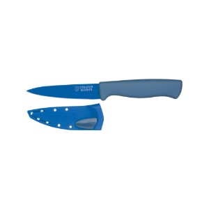 Mes voor het schillen van fruit/groenten, 9,5 cm, Blauw - by Kitchen Craft