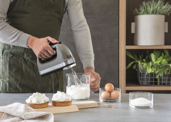 Sbattitore elettrico, 9 velocità, 85 W, colore "Contour Silver" - KitchenAid