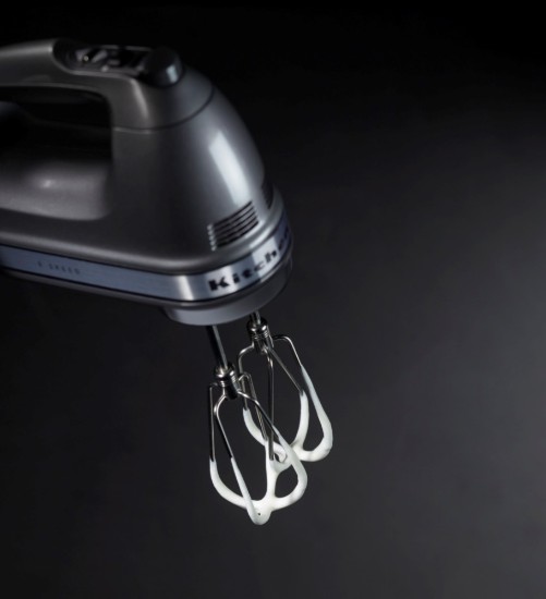 Sbattitore elettrico, 9 velocità, 85 W, colore "Contour Silver" - KitchenAid