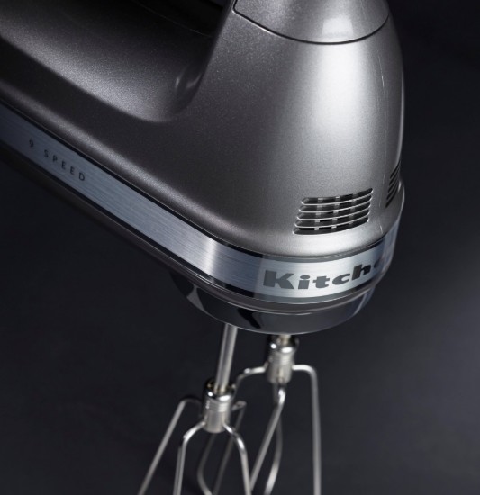 Sbattitore elettrico, 9 velocità, 85 W, colore "Contour Silver" - KitchenAid