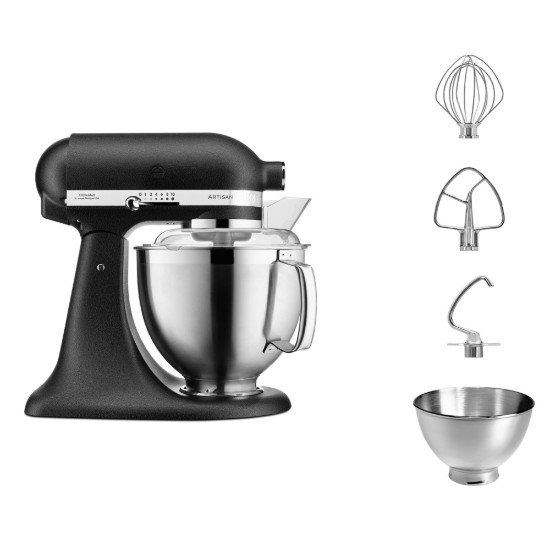 Stativblander med vippehoved, 4,8L, model 185, Artisan, Cast Iron Black - KitchenAid
