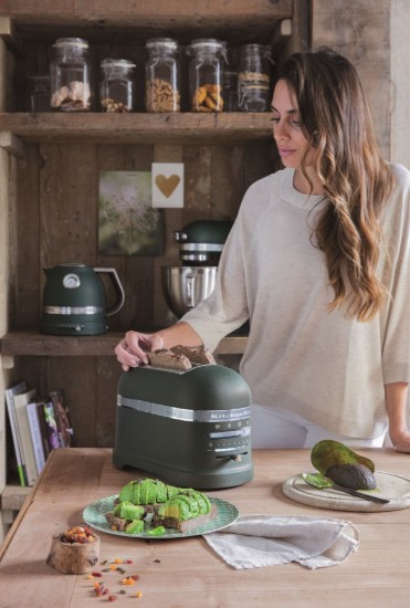 2-slot Artisan toaster, 1250W, Pebbled Palm – KitchenAid