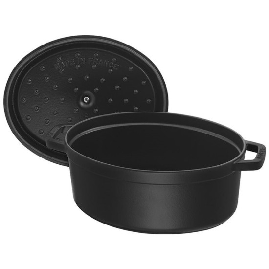 Pentola ovale Cocotte, ghisa, 31cm/5.5L, Black - Staub