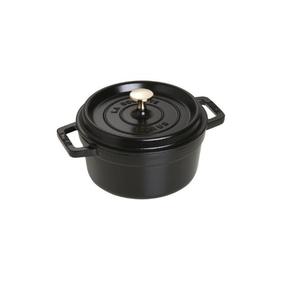 Cocotte kookpot, gietijzer, 20cm/2,2L, Black - Staub