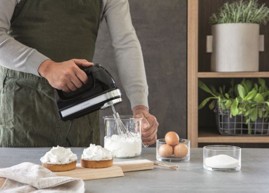 Handmixer, 9 snelheden, 85W, kleur "Onyx Black" - merk KitchenAid