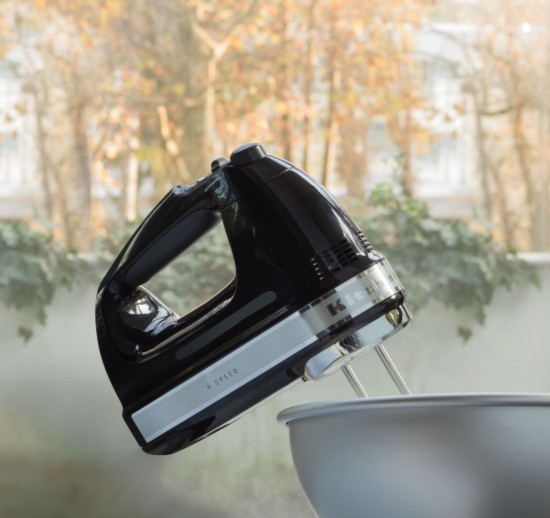 Handmixer, 9 snelheden, 85W, kleur "Onyx Black" - merk KitchenAid