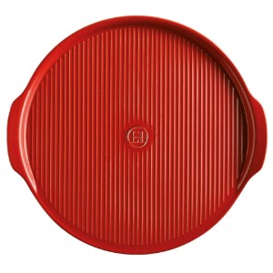 Teglia per pizza, ceramica, 40cm, Burgundy - Emile Henry