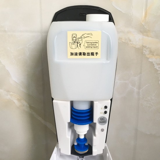 Automatic dispenser with sensor for liquid disinfectant or gel, 1 L - Zokura