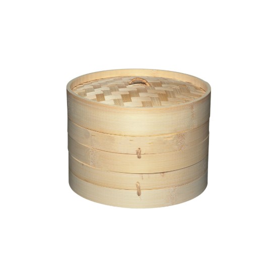Set voor stoomkoken, bamboe, 20 cm - Kitchen Craft