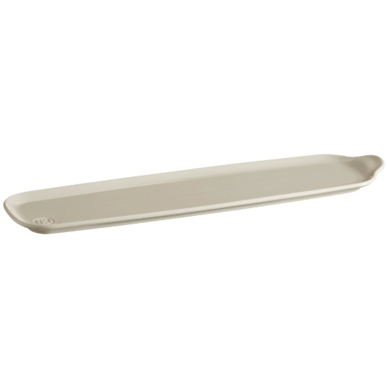 "Aperitivo" ceramic platter, 42 x 11 cm, Clay - Emile Henry