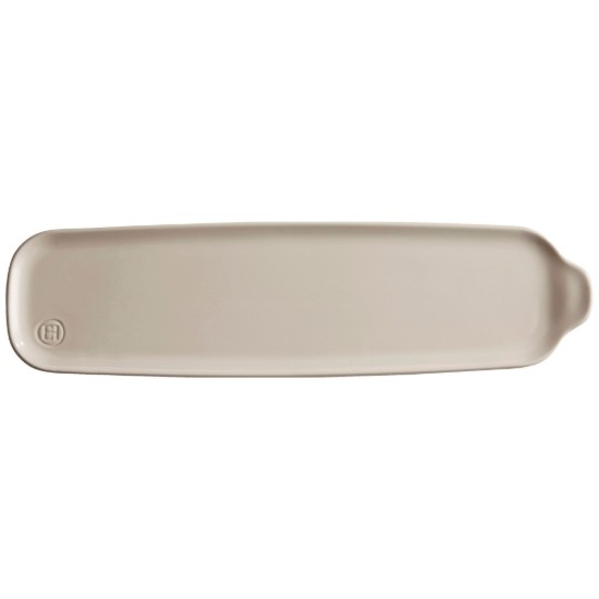  "Aperitivo" ceramic platter, 42 x 11 cm, Clay - Emile Henry