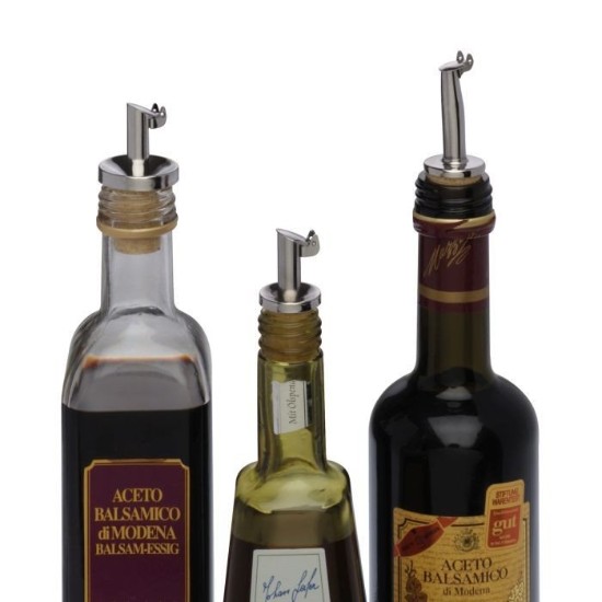 Free flow bottle pourer spout, with flap - Westmark
