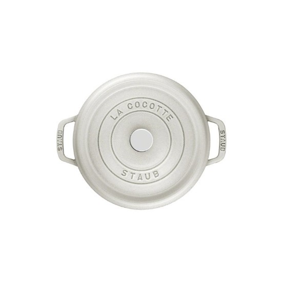 Cocotte-Kochtopf, Gusseisen, 20 cm/2,2 L, White Truffle - Staub