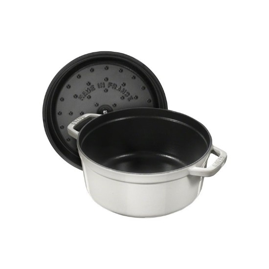 Cocotte-Kochtopf, Gusseisen, 20 cm/2,2 L, White Truffle - Staub