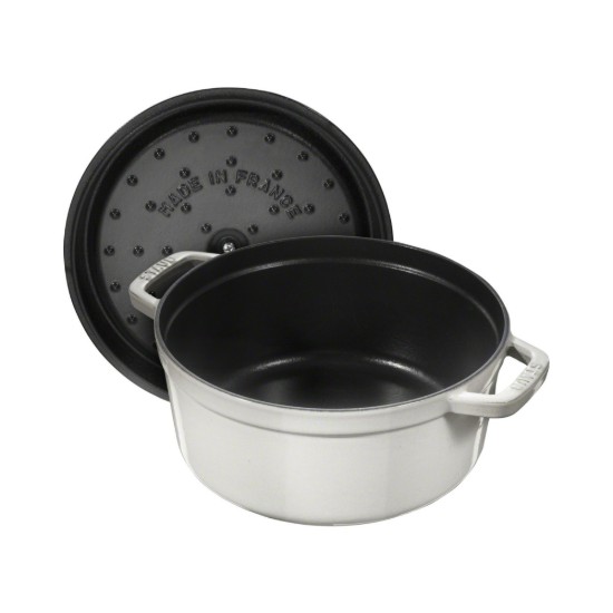 Μαντεμένιο σκεύος Cocotte, 24cm/3,8L, White Truffle - Staub