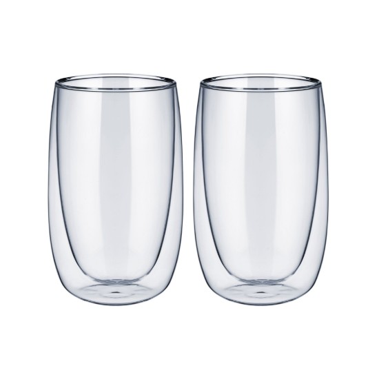 Set di 2 bicchieri a doppia parete per latte macchiato, 400 ml - Westmark
