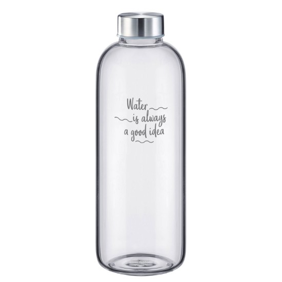 Waterfles "Viva" met textielcoating, 1 L, Rood - Westmark