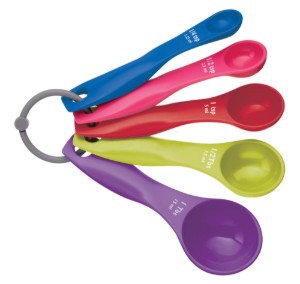 5-piece measuring spoon set, plastic - Kitchen Craft