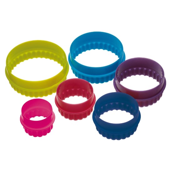 Set of 6 moulds for cakes, round shape - Kitchen Craft