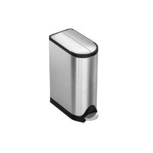 Pattumiera a pedale, 18 L, Stainless Steel - simplehuman