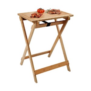 Opvouwbare tafel, 60 x 45 cm, bamboe hout - Kesper