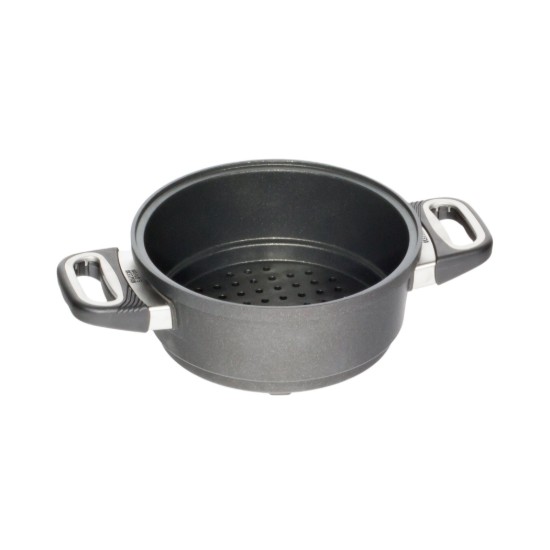 3-teiliges Dampfgargarset, Aluminium, 20 cm/3 L - AMT Gastroguss