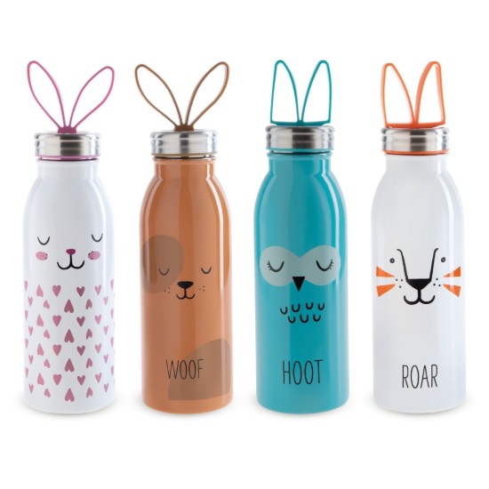 "Zoo" waterfles 430 ml, roestvrij staal, tijgerpatroon - Aladdin