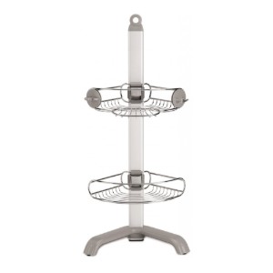 Caddy rack for bathroom accessories, anodized aluminum - simplehuman