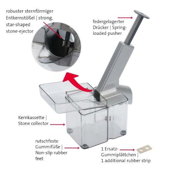 Device for removing pips from cherries - Westmark