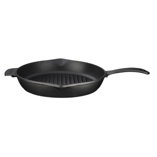 Grillpan, gietijzer, 28 cm - merk LAVA