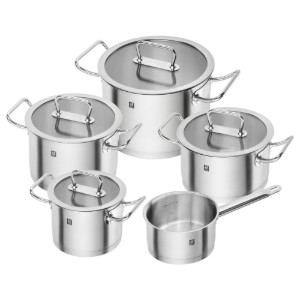 Pannenset, 9 delig, RVS, <<ZWILLING Pro>> - Zwilling